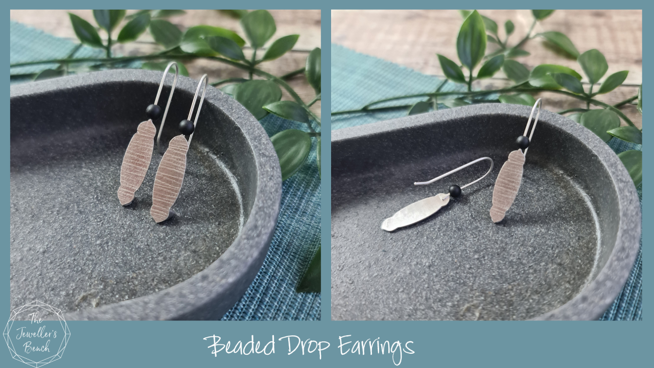 Beaded Drop Earrings tutorial